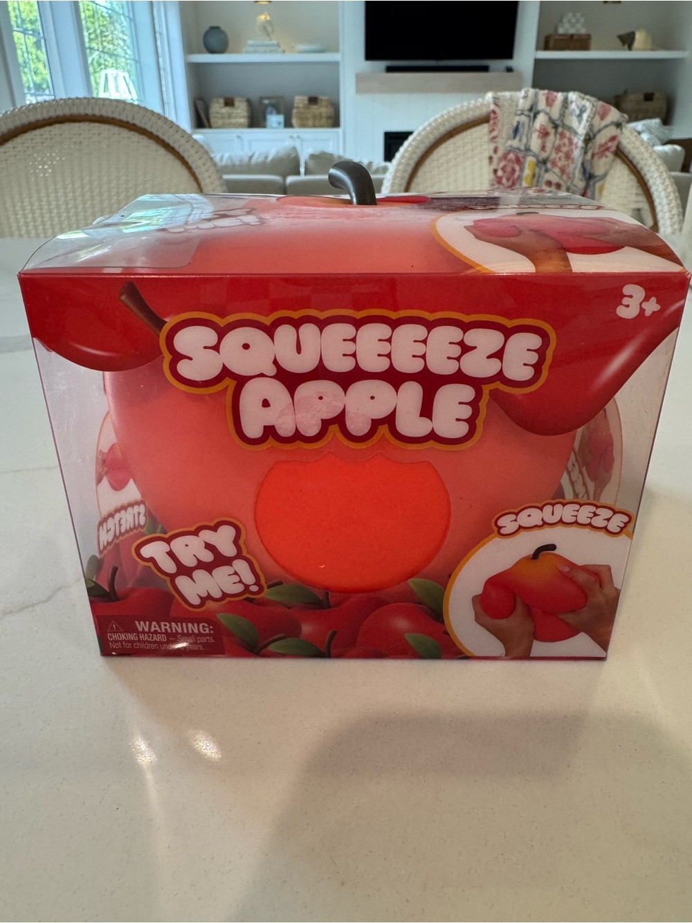 Squeezy Viral Apple Giant Squishy Sensory Toy 🍎 NEW in Box 2026
